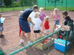 Tennisskolans avslutning 2005